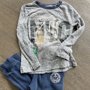 Play Clothes Long Sleeve CrewCuts & H&M Joggers